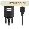 SANDBERG USB-adapter, USB to Serial Link (9-pin), Fekete