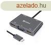 SANDBERG USB-C dokkol, USB-C Dock 2xHDMI+1xVGA+USB+PD