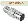 Hama FIC SAT F ALJ - KOAX ALJ Adapter Silver