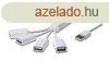 Digitus DA-70216 Slim Spider USB Hub 4-port White