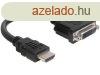 DeLock HDMI male > DVI-I (Dual Link) (24+1) female 20cm A