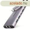 AXAGON HMC-6G2L USB-C 10Gbps 6in1 Hub Silver
