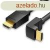 Vention HDMI A male - HDMI A male 90 degrees cable 3m Black
