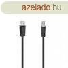 Hama FIC USB kbel A-B tpus 1,5m Black