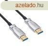 Akyga AK-HD-400L HDMI ver. 2.1 optikai AOC cable 40m Black/G