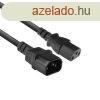 ACT AC3315 Powercord C13 - C14 1,8m Black
