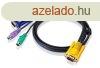 ATEN PS/2 KVM Cable with 3 in 1 SPHD 3m Black