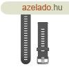 raszj Garmin 20 mm szrke szilikon, rozsdamentes csat (Qui