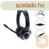 Conceptronic Fejhallgat - POLONA02BA (3.5mm Jack+eloszt, h