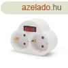 Delight 2 -es fali eloszt kapcsolval 250 V ? 16 A (05684)