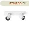 KENNY II felletre szerelhet fehr/fekete 230V GU10 2x35W
