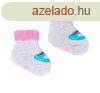 Yo! Baby frottr zokni 0-3 h - szrke/trkiz cssze