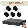 Dahua 5 dome kamers 8MP 4K kamera rendszer szett 30 mter 