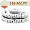 PRC 20104 4P4C spirl telefonvezetk 3,6m fehr