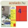 3456 Avery univerzlis cmke - piros 105x148 mm