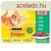 Friskies 12 pack alutasakos macskaeledel (marha/csirke/tonha