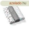 BabyOno textilpelenka sznes 3db bambusz szrke 397/02