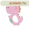 Baby Care szilikon rgka - Dino Lucky Pink