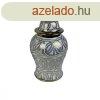 Vza DKD Home Decor Porceln Aranysrga Fehr Keleti (17 x 1