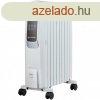 Olajraditor (8 elem) Grunkel RAC-8 Piros Digitlis Fehr Sz