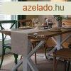 Bohm stlus, egyszn lenvszon s poliszter asztali fut