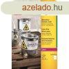 Etikett cmke, 210 x297mm, idjrsll poliszter, 1 cmke/