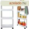 Grgs frdszobai polc, fehr - 91,5x37x12cm