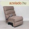 Elemes relax kanap motoros bett fotelje Cuba vilgosbarna 