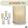 LED Gyertya Fehr 7,5 x 10 x 7,5 cm (6 egysg) MOST 15190 HE