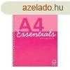 Spirlfzet, A4, vonalas, 80 lap, PUKKA PAD "Unipad Ess