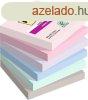 ntapad jegyzettmb, 76x76 mm, 6x90 lap, 3M POSTIT "Su