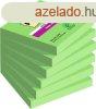 ntapad jegyzettmb, 76x76 mm, 6x90 lap, 3M POSTIT "Su