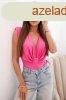 Szatn body blz mly dekoltzzsal, 10047-es modell, fukszia