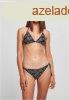 Urban Classics Ladies Triangle Pattern Bikini blackflower