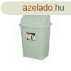 Szemetes kuka billen fedllel manyag 9 literes szrke UP11
