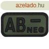 WARAGOD vrcsoport tapasz 3D, AB negatv fekete 5x2,5cm