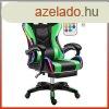 Likeregal 920 LED gamer szk lbtartval zld holm6910