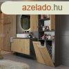 Riano MIX 2K DK frdszoba szekrny, 60x174x30 cm, antracit-