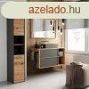 Riano MIX S30 frdszoba szekrny, 30x170x30 cm, antracit-t