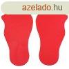 Feet floor mark red packaging 1 pair