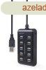 Gembird 10-port USB 2.0 Hub Black