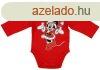Disney Minnie karcsonyi hossz ujj baba body piros