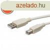 Delight USB-A <> USB-B 2.0 cable 3m Grey