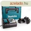 Makita 18V LXT Li-ion 2x3,0Ah akkumultor + DC18RC tlt klt
