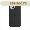Apple iPhone 15 Plus Szilikontok MagSafe-vel - Fekete