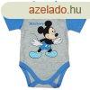 Rvid ujj baba body Mickey egr mintval (56) - szrke 