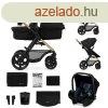 KINDERKRAFT Moov 2 3v1 kombinlt babakocsi Pure Black - habk