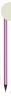 Ceruza, metl pink, rzsaszn SWAROVSKI kristllyal, 14 cm,