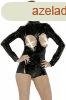 Latex body mell lyukakkal, XXL