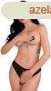 Bugyik DARAING INTIMAES Angel Naughty Crotchless Bugyi feket